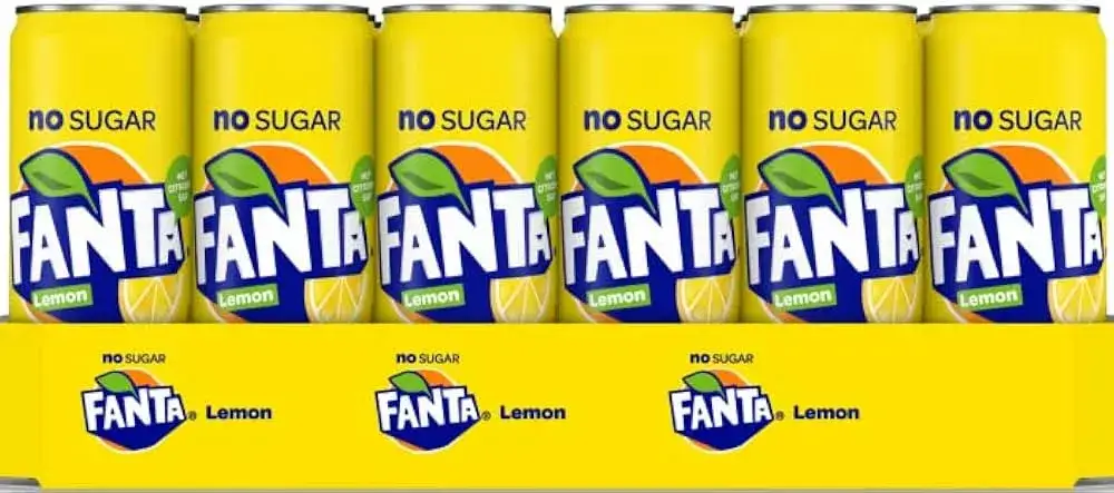 Fanta Lemon Zero Cukru puszka